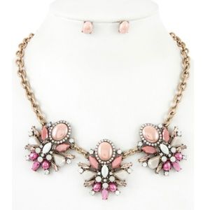 Ornate Floral Statement Necklace